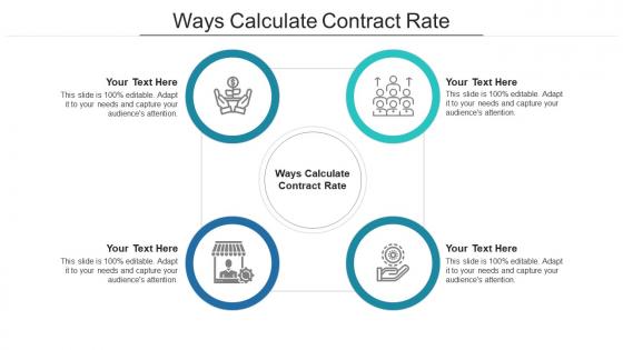 Ways calculate contract rate ppt powerpoint presentation ideas graphics cpb
