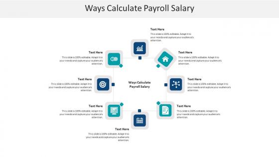 Ways calculate payroll salary ppt powerpoint presentation slides visuals cpb