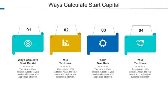 Ways Calculate Start Capital Ppt Powerpoint Presentation Slides Portfolio Cpb