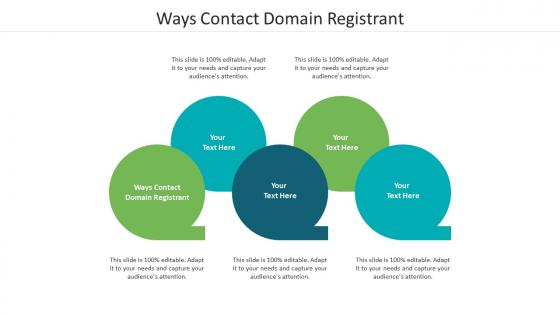 Ways contact domain registrant ppt powerpoint presentation styles inspiration cpb