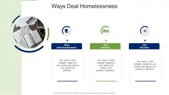 Ways Deal Homelessness In Powerpoint And Google Slides Cpb