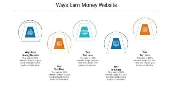 Ways earn money website ppt powerpoint presentation pictures files cpb