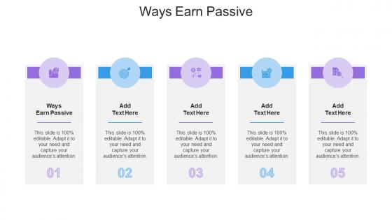 Ways Earn Passive In Powerpoint And Google Slides