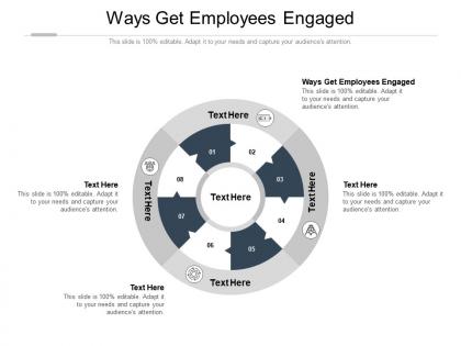 Ways get employees engaged ppt powerpoint presentation layouts topics cpb