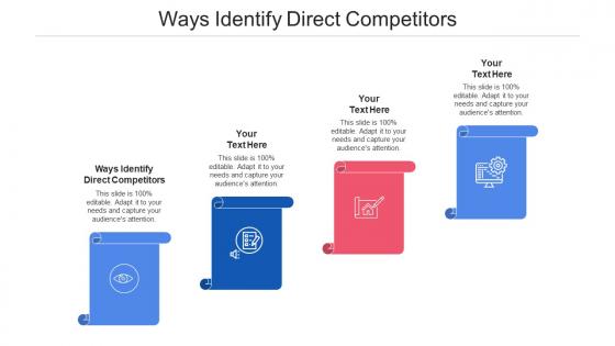 Ways identify direct competitors ppt powerpoint presentation example 2015 cpb