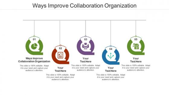 Ways improve collaboration organization ppt powerpoint presentation inspiration cpb