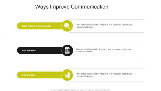 Ways Improve Communication In Powerpoint And Google Slides Cpb