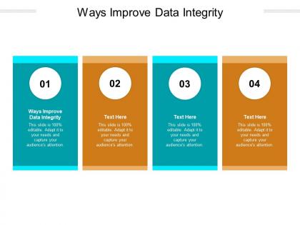 Ways improve data integrity ppt powerpoint presentation portfolio slide portrait cpb