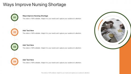 Ways Improve Nursing Shortage In Powerpoint And Google Slides Cpb