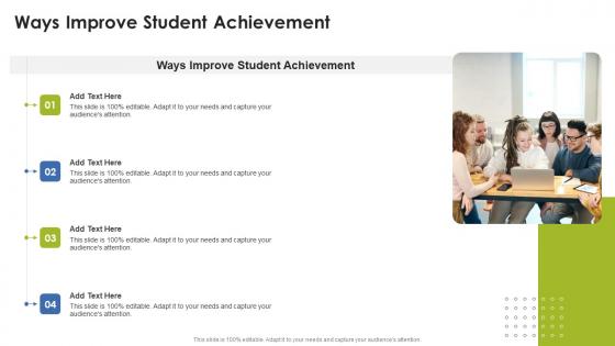 Ways Improve Student Achievement In Powerpoint And Google Slides Cpb
