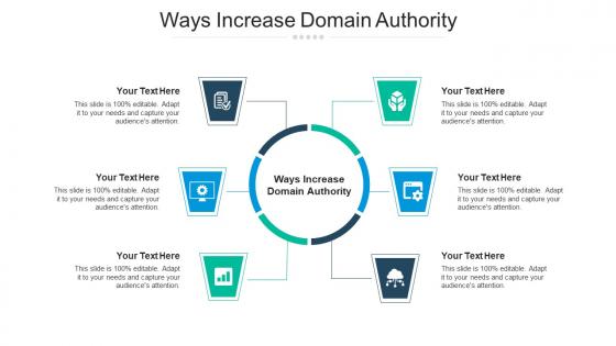 Ways increase domain authority ppt powerpoint presentation pictures layouts cpb