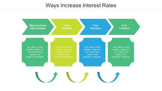 Ways increase interest rates ppt powerpoint presentation model visuals cpb