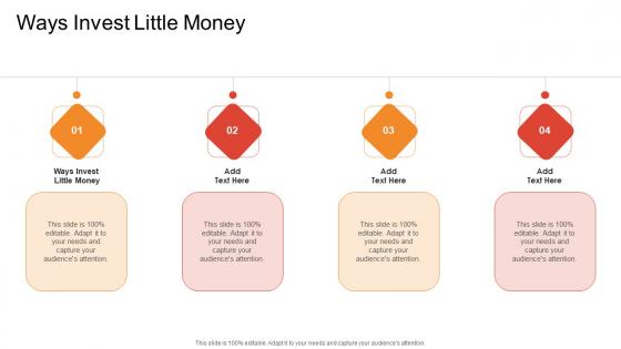 Ways Invest Little Money In Powerpoint And Google Slides Cpb
