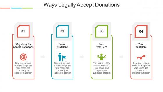 Ways Legally Accept Donations Ppt Powerpoint Presentation File Visual Aids Cpb