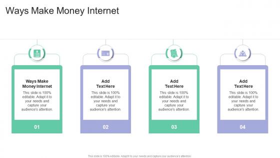 Ways Make Money Internet In Powerpoint And Google Slides Cpb