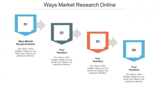 Ways Market Research Online Ppt Powerpoint Presentation Styles Inspiration Cpb