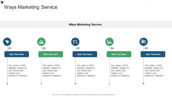 Ways Marketing Service In Powerpoint And Google Slides Cpb