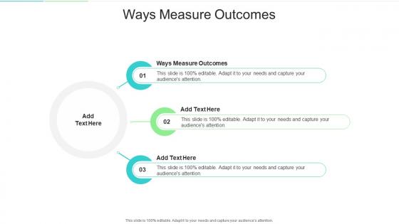 Ways Measure Outcomes In Powerpoint And Google Slides Cpb