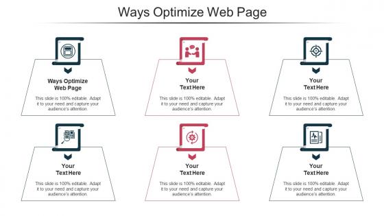 Ways Optimize Web Page Ppt Powerpoint Presentation Layouts Graphics Cpb