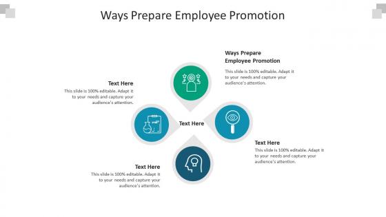 Ways prepare employee promotion ppt powerpoint presentation layouts show cpb