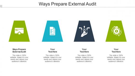Ways Prepare External Audit Ppt Powerpoint Presentation Inspiration Slide Cpb