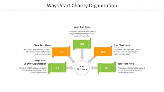 Ways start charity organization ppt powerpoint presentation images cpb