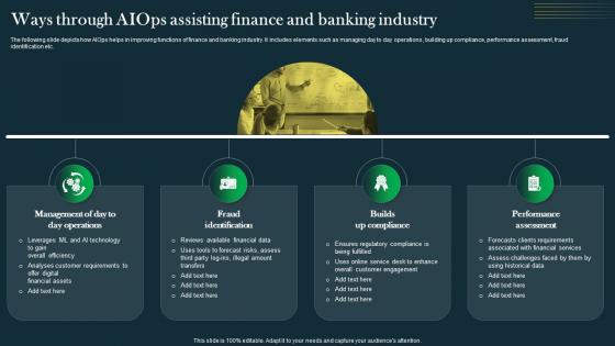 Ways Through AIOps Assisting Finance And IT Operations Automation An AIOps AI SS V