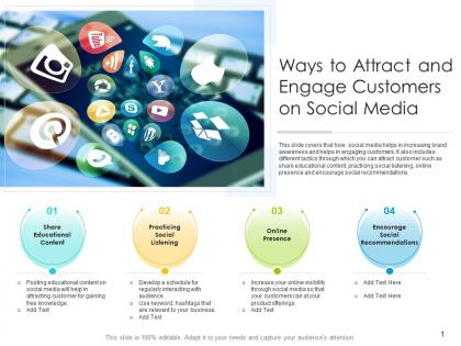 Ways to attract and engage customers on social media