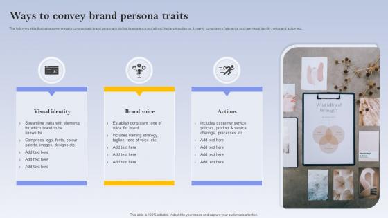 Ways To Convey Brand Persona Traits