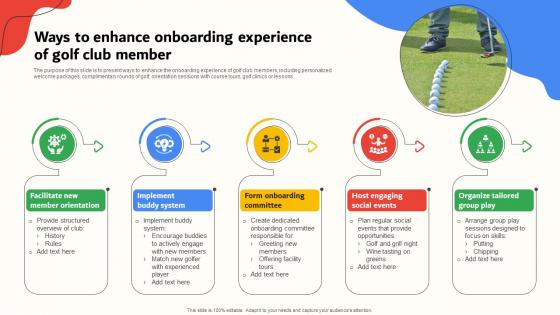 Ways To Enhance Onboarding Experience Of Golf Club Member