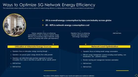 Ways To Optimize 5g Network Energy Efficiency Deployment Of 5g Wireless System