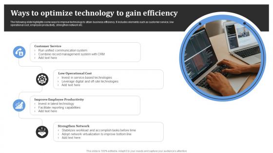 Ways To Optimize Technology To Gain Efficiency