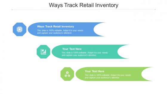 Ways Track Retail Inventory Ppt Powerpoint Presentation Portfolio Inspiration Cpb