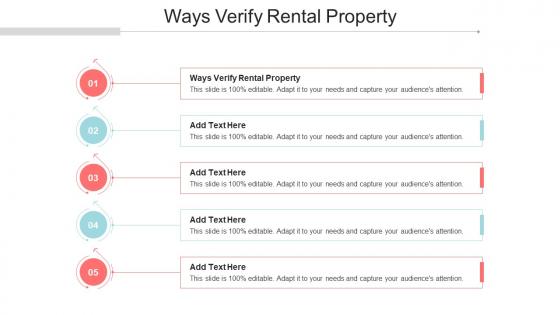 Ways Verify Rental Property In Powerpoint And Google Slides Cpb