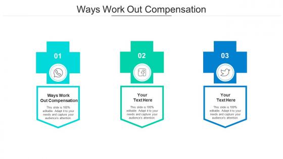 Ways work out compensation ppt powerpoint presentation model design ideas cpb