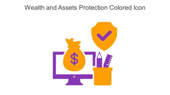 Wealth And Assets Protection Colored Icon In Powerpoint Pptx Png And Editable Eps Format