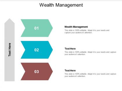 Wealth management ppt powerpoint presentation ideas maker cpb