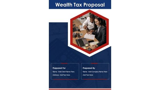 Wealth Tax Proposal Sample Document Report Doc Pdf Ppt