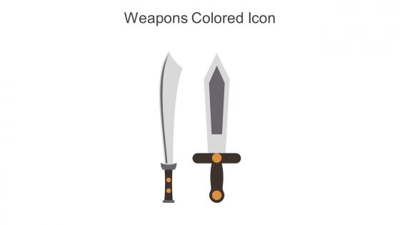 Weapons Colored Icon In Powerpoint Pptx Png And Editable Eps Format