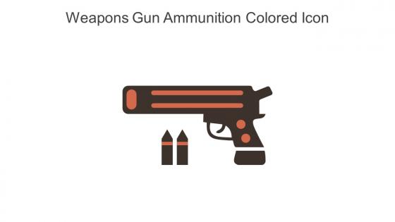 Weapons Gun Ammunition Colored Icon In Powerpoint Pptx Png And Editable Eps Format