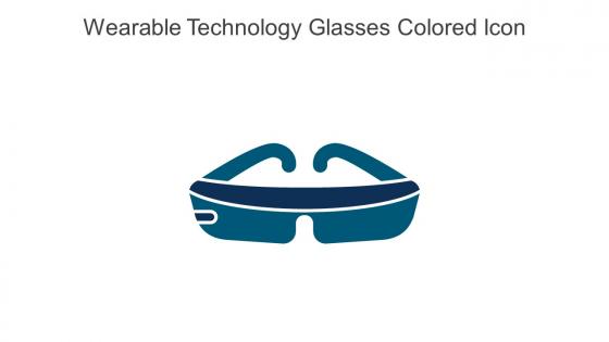 Wearable Technology Glasses Colored Icon In Powerpoint Pptx Png And Editable Eps Format