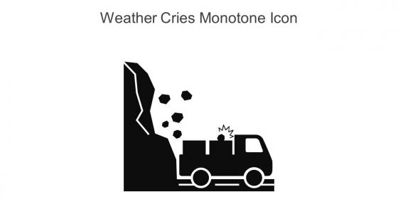 Weather Cries Monotone Icon In Powerpoint Pptx Png And Editable Eps Format