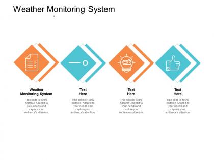 Weather monitoring system ppt powerpoint presentation show slides cpb