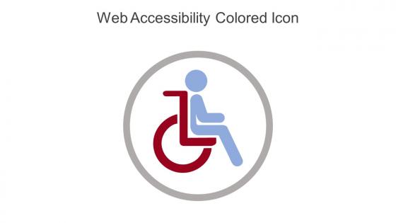 Web Accessibility Colored Icon In Powerpoint Pptx Png And Editable Eps Format