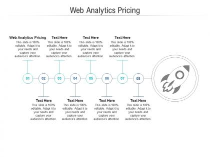 Web analytics pricing ppt powerpoint presentation show microsoft cpb