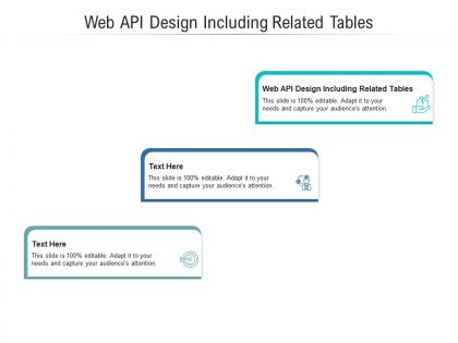 Web api design including related tables ppt powerpoint presentation images cpb