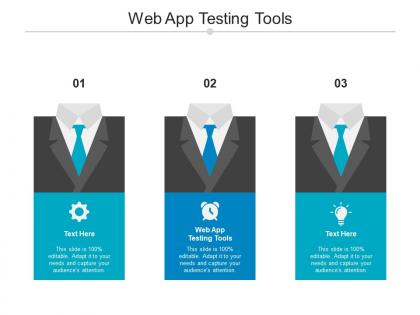 Web app testing tools ppt powerpoint presentation professional graphics pictures cpb