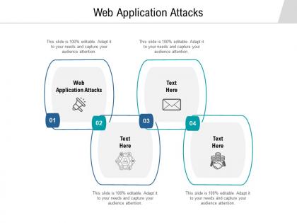 Web application attacks ppt powerpoint presentation show graphics download cpb