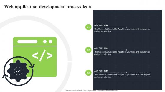 Web Application Development Process Icon