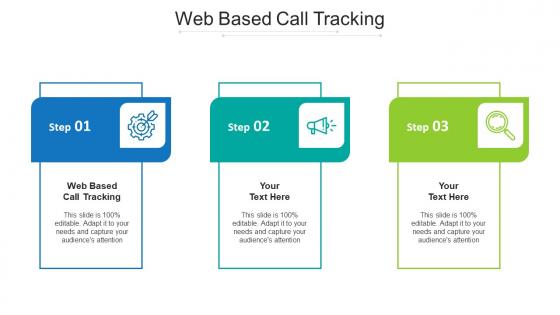 Web based call tracking ppt powerpoint presentation file visuals cpb